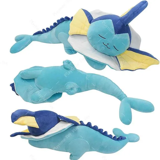 Niedliches Schlafendes Aquana Vaporeon Kuschel Pokemon (Ca. 65Cm)