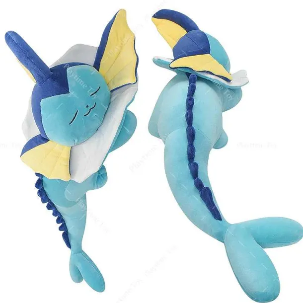 Niedliches Schlafendes Aquana Vaporeon Kuschel Pokemon (Ca. 65Cm)