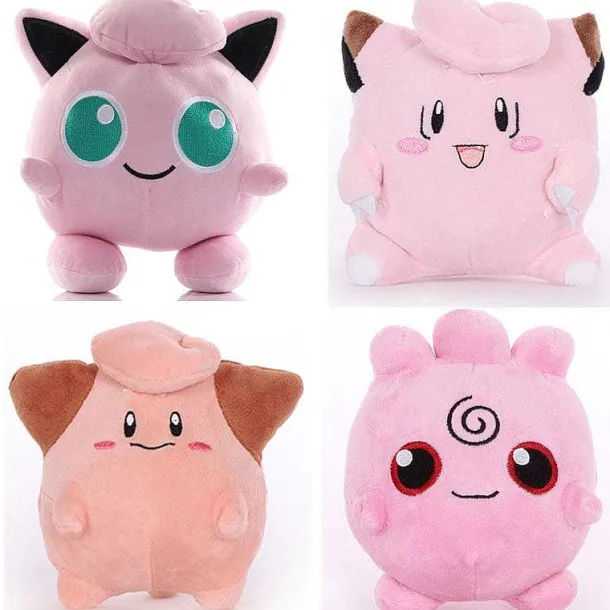 Piepi Clefairy, Pii Cleffa, Pummeluff Jigglypuff, Fluffeluff Igglybuff Pokemon Kuscheltiere