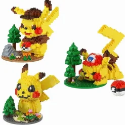 Pikachu Baustein Figuren (3 Motive Zur Auswahl)