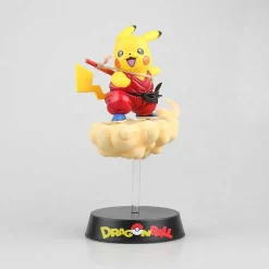 Pikachu Cosplay Dragon Ball Son Goku Figur (Ca. 18Cm)