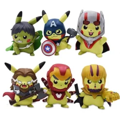 Pikachu Cosplay Iron Man, Thor, Captain America, Hulk Etc. Figuren (Ca. 10Cm)