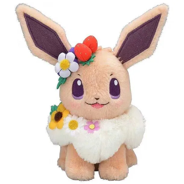 Pikachu Eevee - Evoli Suse Pluschtier Pokemon (Ca. 18Cm) Oster Edition