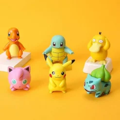 Pikachu Gluamnda, Enton, Schiggy, Bisasam Und Pummeluff Pokemon Figuren Set
