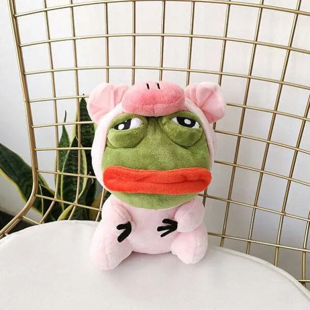 Pikachu, Glumanda, Bisasam U. A. Als Sad Frog Meme Cosplay Plusch Pokemon (Ca. 25Cm)