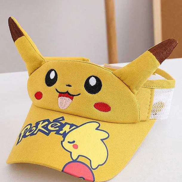 Pikachu Kinder Sonnenschutz Cap - Ideal Fur Den Sommer Und Urlaub