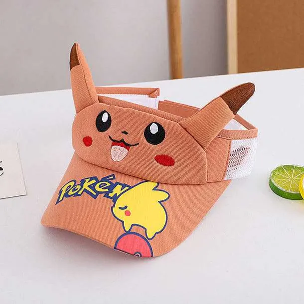 Pikachu Kinder Sonnenschutz Cap - Ideal Fur Den Sommer Und Urlaub