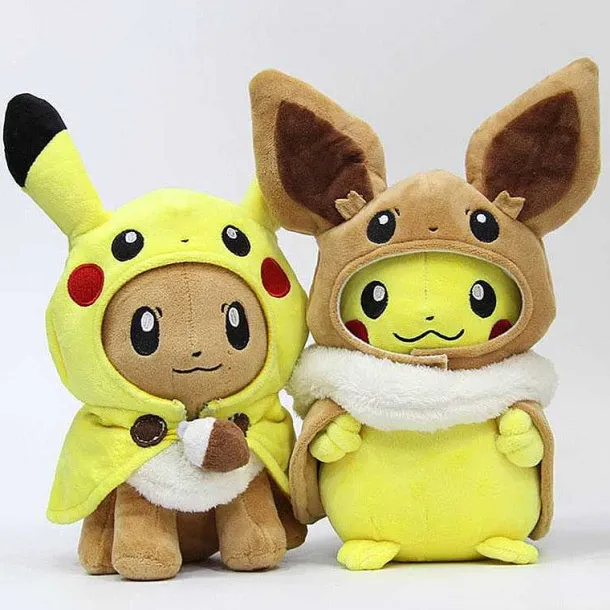 Pikachu Plusch Stofftier Cosplay Evoli / Gengar (Ca. 28Cm)