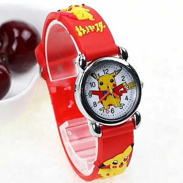 Pikachu Pokemon Armbanduhr Fur Kinder (4 Farben Zur Auswahl)