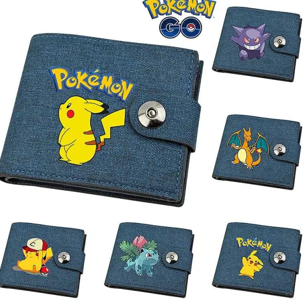 Pikachu, Relaxo Etc. - Pokemon Portmonee Geldborse In Vielen Motiven