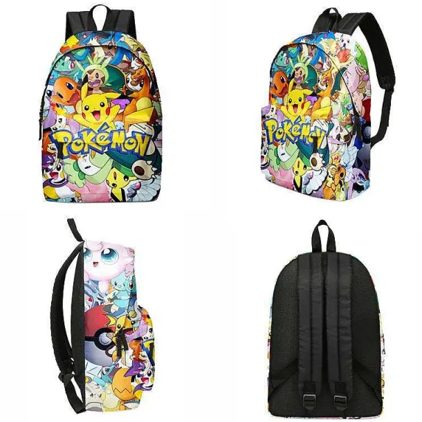 Pikachu Rucksack Mit Federmappe Im Set Fur Schule Etc.
