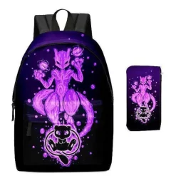 Pikachu Rucksack Mit Federmappe Im Set Fur Schule Etc.