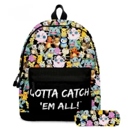 Pikachu Rucksack Mit Federmappe Im Praktischen Set