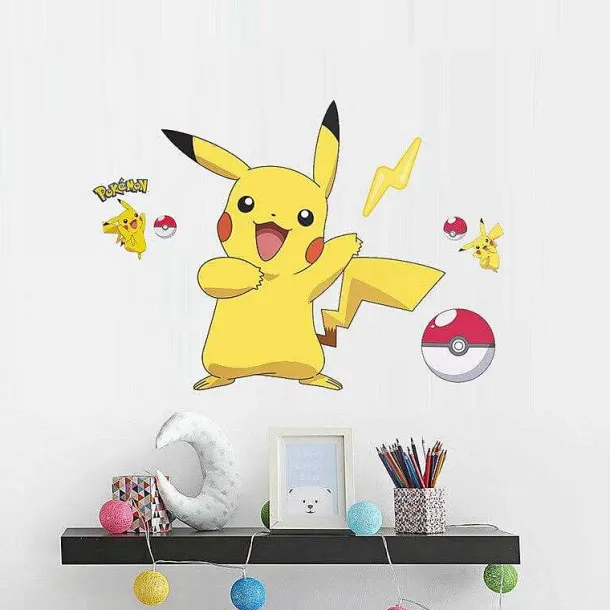 Pikachu Wand Sticker Aufkleber