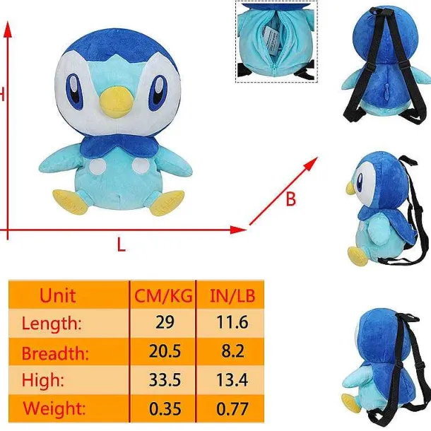 Pluschige Taschen Und Rucksäcke Mit Pokemon Motiven