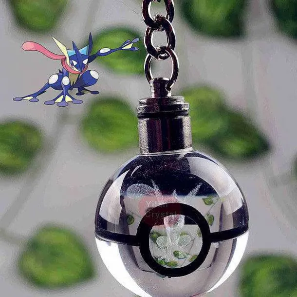 Pokeball Anhanger Mit Pokemon Motiven Und Farbwechsel