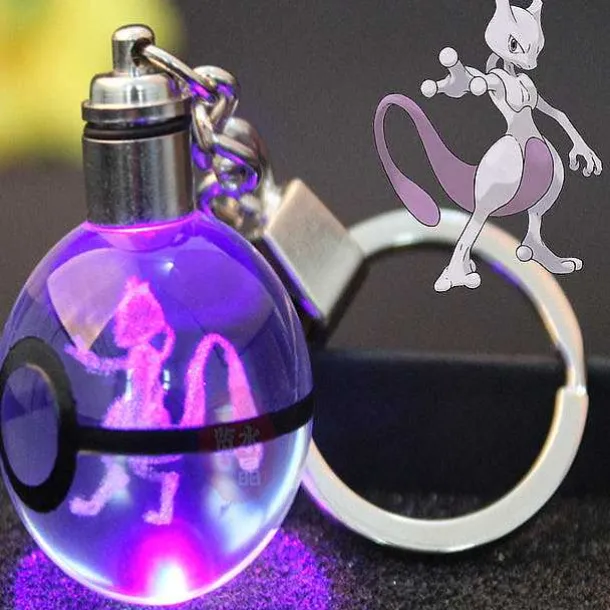 Pokeball Anhanger Mit Pokemon Motiven Und Farbwechsel