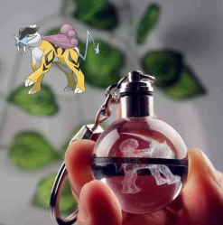 Pokeball Anhanger Mit Pokemon Motiven Und Farbwechsel