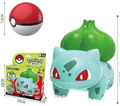 Pokeball Spielzeug Mit Figur (Gengar, Pikachu, Glumanda, Bisasam, Schiggy, Enton, Mew, Evoli Etc.)
