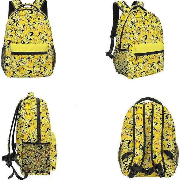 Pokemon All Over Pikachu Print Rucksack