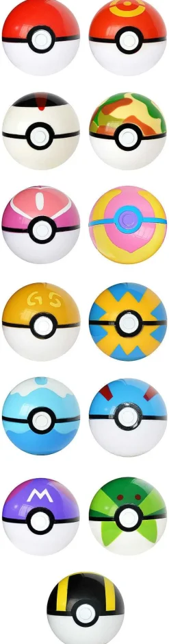 Pokemon Ball Set 12 Stk. Pokebälle Mit 24 Pokemon Figuren