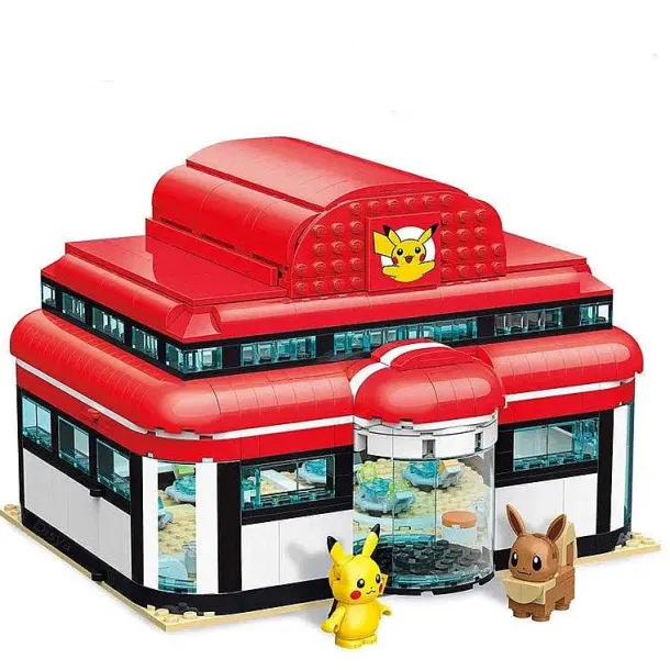 Pokemon Baustein Haus - Verschiedene Motive