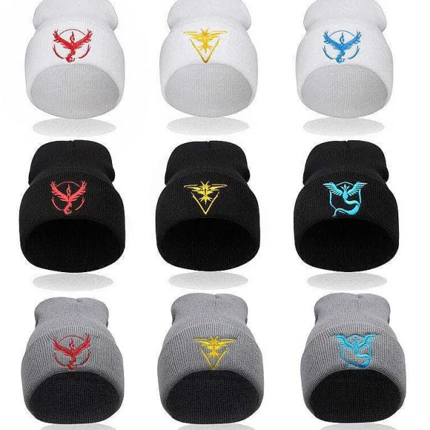 Pokemon Beanie Mutze Herbst / Winter Mit Pikachu Motiv Verschiedene Farben