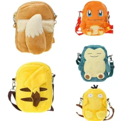 Pokemon (Charmander, Psyduck, Pikachu, Eevee, Snorlax) Plusch Kinder Tasche