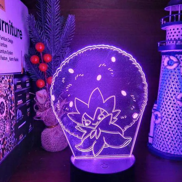 Pokemon Cottomi Eldegoss Led Lampe