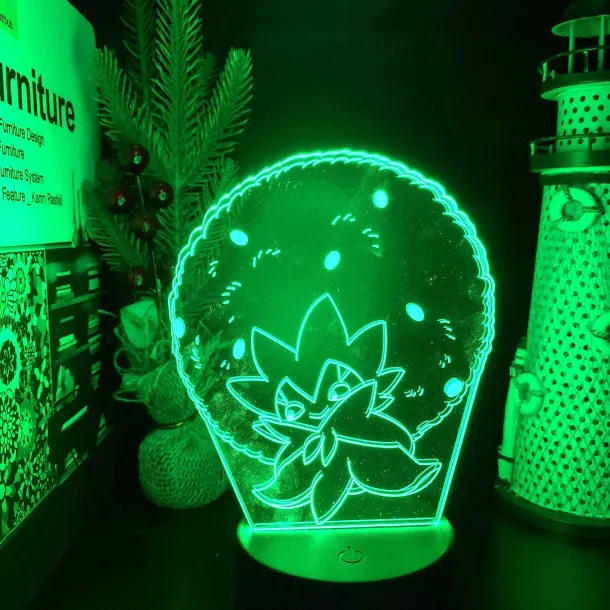 Pokemon Cottomi Eldegoss Led Lampe