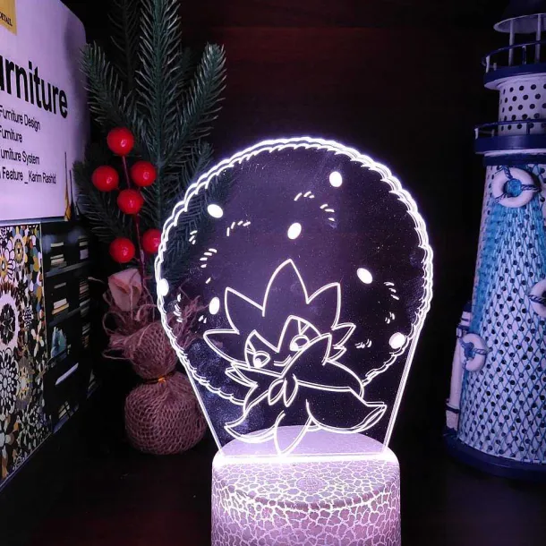 Pokemon Cottomi Eldegoss Led Lampe