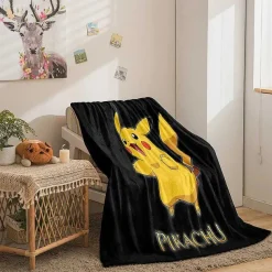 Pokemon Decke In Vielen Motiven (Pikachu, Evoli Etc.)