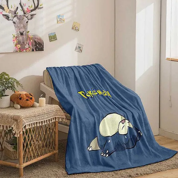 Pokemon Decke In Vielen Motiven (Pikachu, Evoli Etc.)