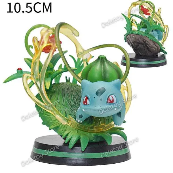 Pokemon Dekorative Sammelfiguren Charmander Squirtle Bulbasaur Chikorita Ivysaur Cyndaquil Vulpix