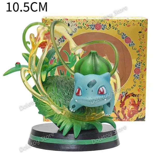 Pokemon Dekorative Sammelfiguren Charmander Squirtle Bulbasaur Chikorita Ivysaur Cyndaquil Vulpix