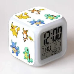 Pokemon Digital Wecker / Uhr - 7 Farben (19 Verschiedene Motive)