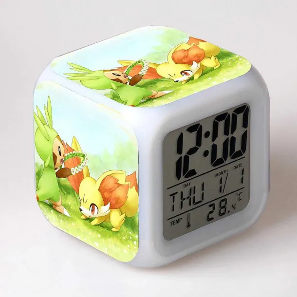 Pokemon Digital Wecker / Uhr - 7 Farben (19 Verschiedene Motive)