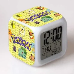 Pokemon Digital Wecker / Uhr - 7 Farben (19 Verschiedene Motive)