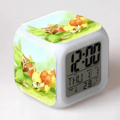 Pokemon Digital Wecker / Uhr - 7 Farben (19 Verschiedene Motive)