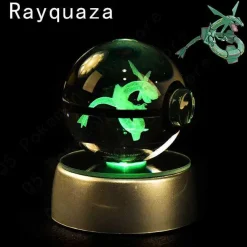Pokemon 3D Krystal Ball Pikachu Gengar Mew Mewtwo Etc.