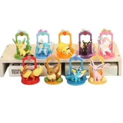 Pokemon Eeveelution Figuren Set (9 Stk.) Evoli, Sylveon Espeon Glaceon Leafeon Etc.