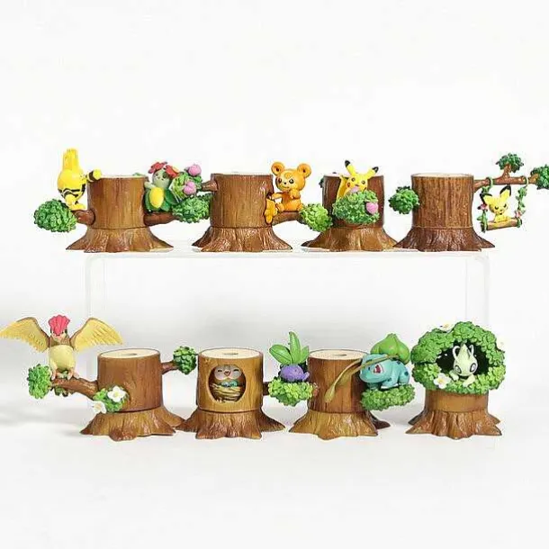 Pokemon 8 Figuren Baumhaus Figuren Set