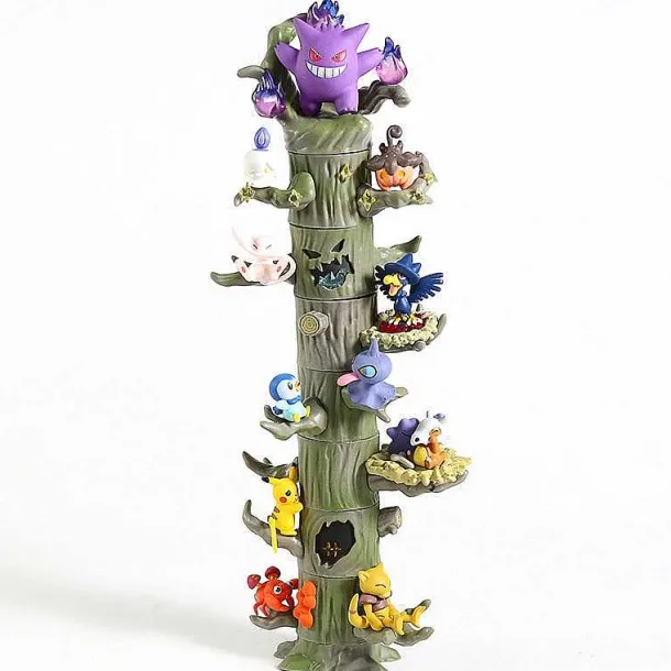 Pokemon 8 Figuren Baumhaus Figuren Set