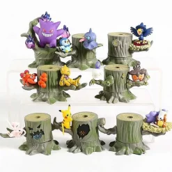 Pokemon 8 Figuren Baumhaus Figuren Set