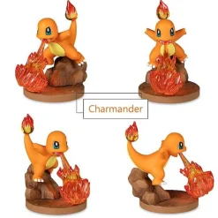 Pokemon Figuren 6Er Set Mit Charmander, Mimikyu, Fukano, Sylveon, Leafeon, Glaceon