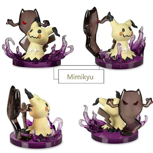 Pokemon Figuren 6Er Set Mit Charmander, Mimikyu, Fukano, Sylveon, Leafeon, Glaceon