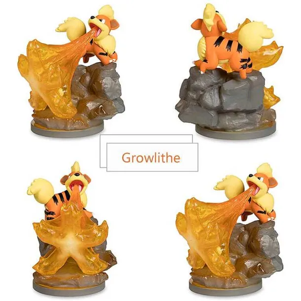 Pokemon Figuren 6Er Set Mit Charmander, Mimikyu, Fukano, Sylveon, Leafeon, Glaceon