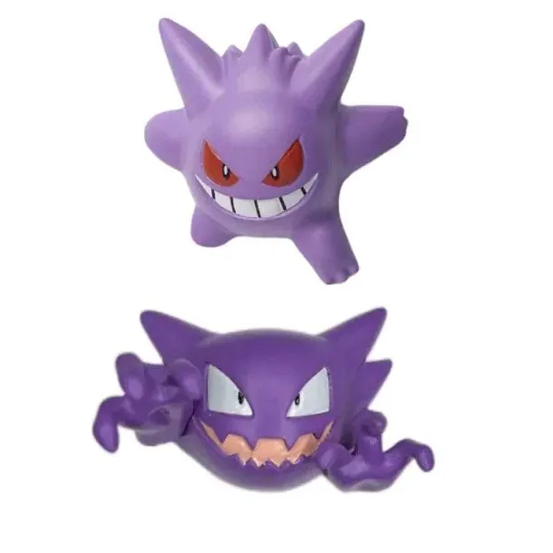 Pokemon Figuren Geist Typ - Gengar, Nebulak, Haunter, Zwirrlicht, Traunfugil Ca. 4Cm