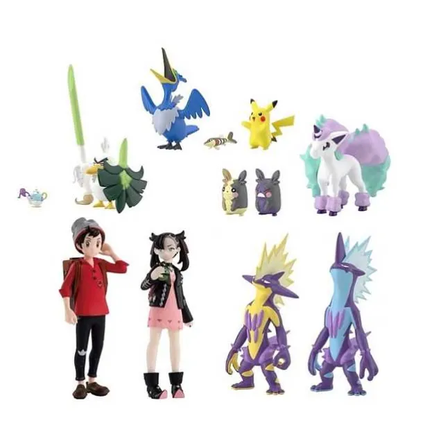 Pokemon Figuren Mit Trainer Und Pokemon - Verschiedene Motive