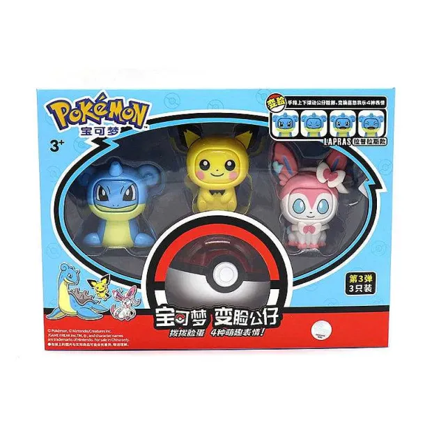 Pokemon Figuren Mit Wechselnden Gesicht Spielzeug